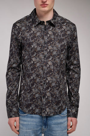 Chemise col français CARTON ML STRET NOIR