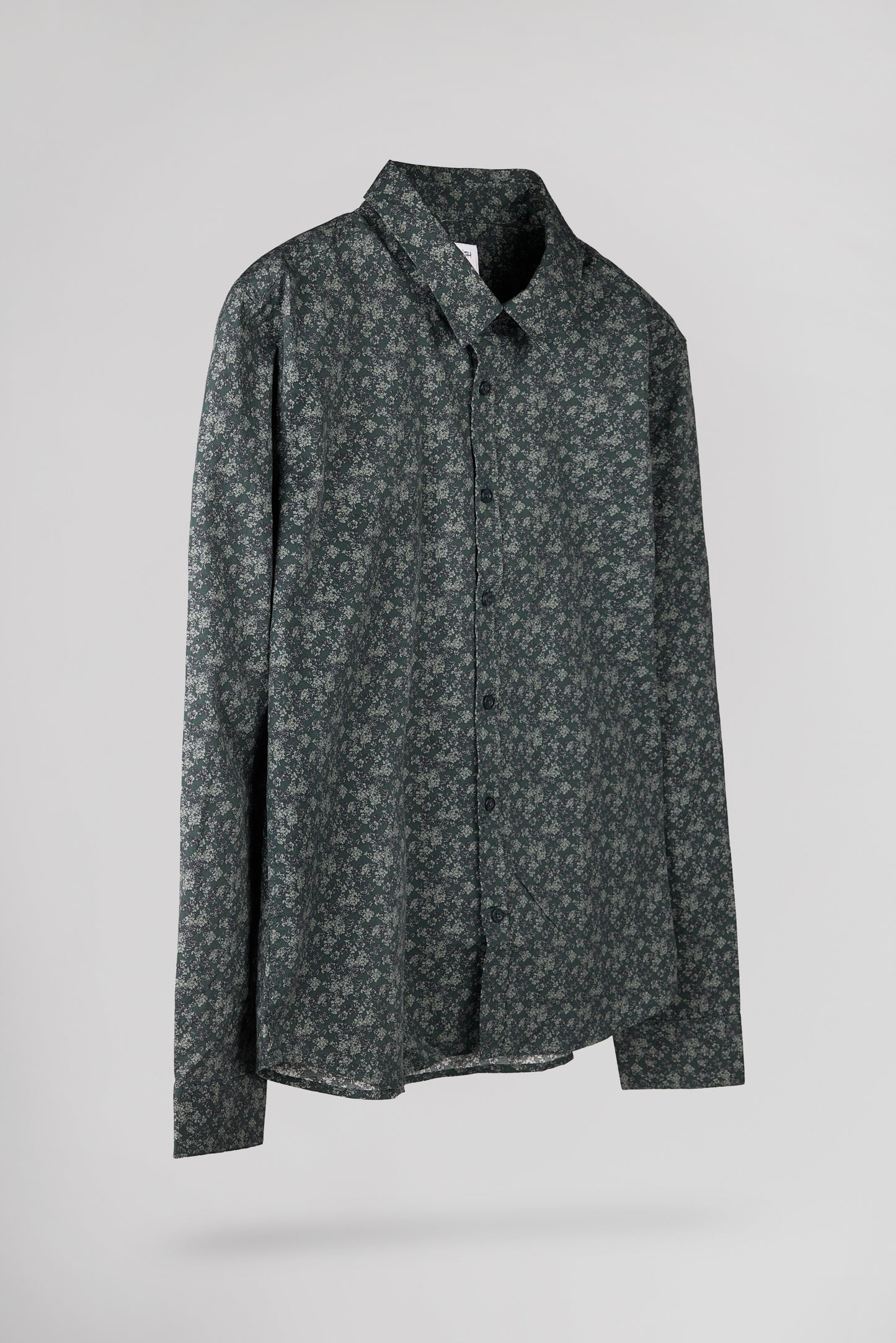 Chemise col français CARTON ML STRET RAVEN KAKI/CONTRASTE 1