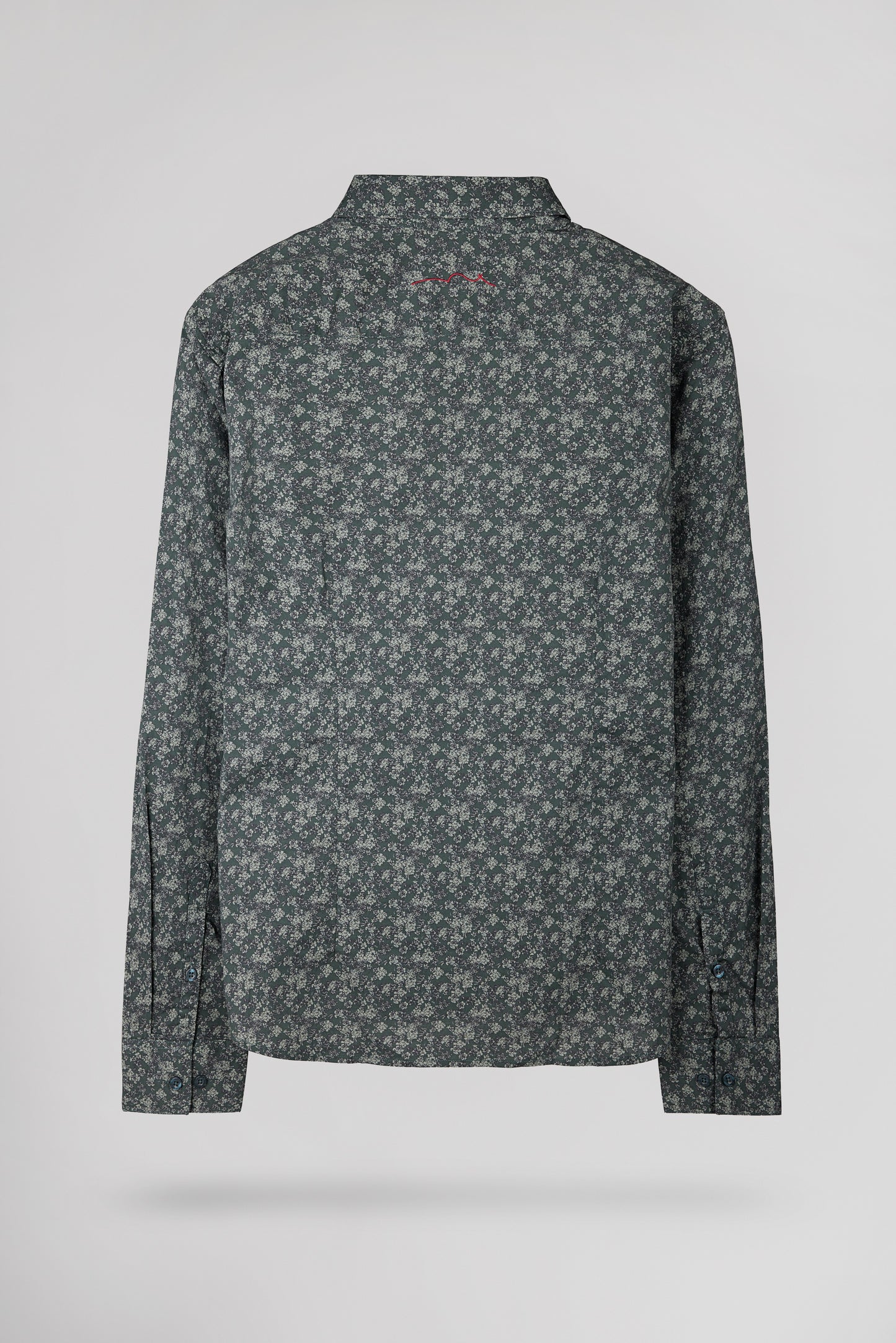 Chemise col français CARTON ML STRET RAVEN KAKI/CONTRASTE 1