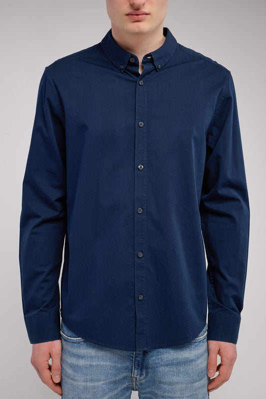 Achat Chemise en twill col italien C-VOLT 2 TOTAL NAVY