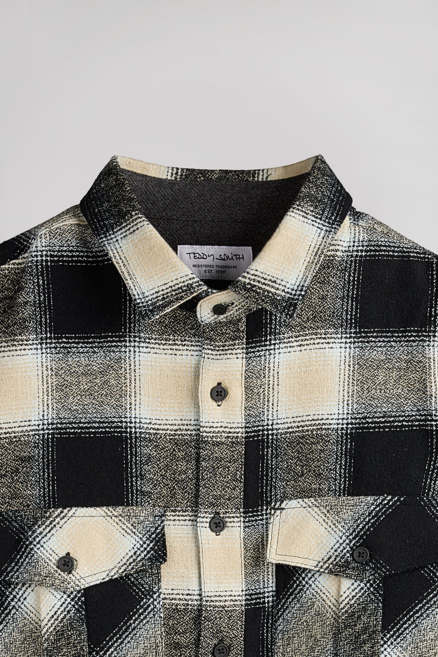 Chemise à carreaux C-PEAK ML NOIR