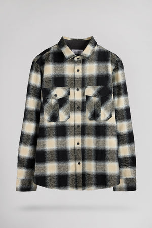 Chemise à carreaux C-PEAK ML NOIR