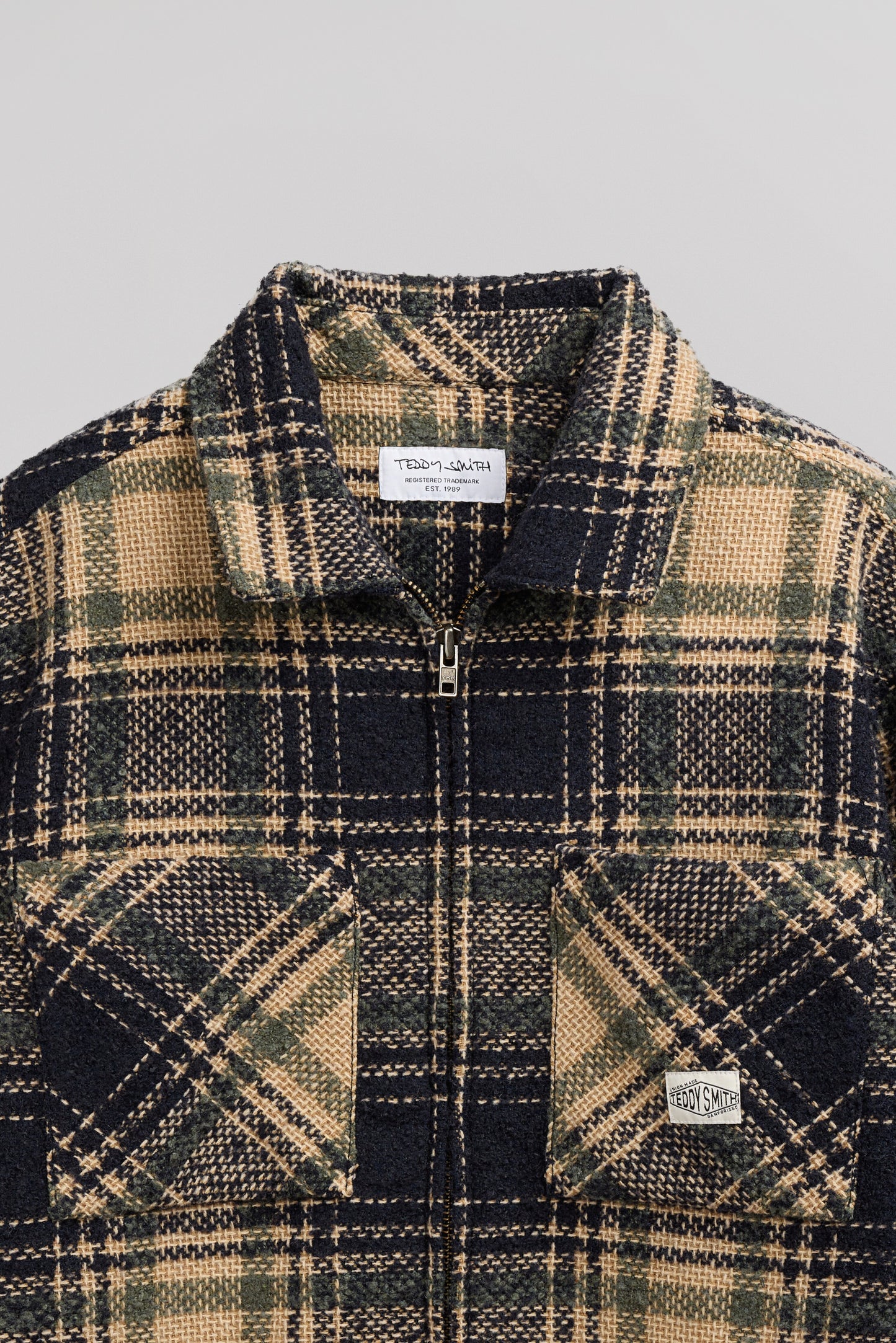 Surchemise col français C-SIMON ML DARK NAVY