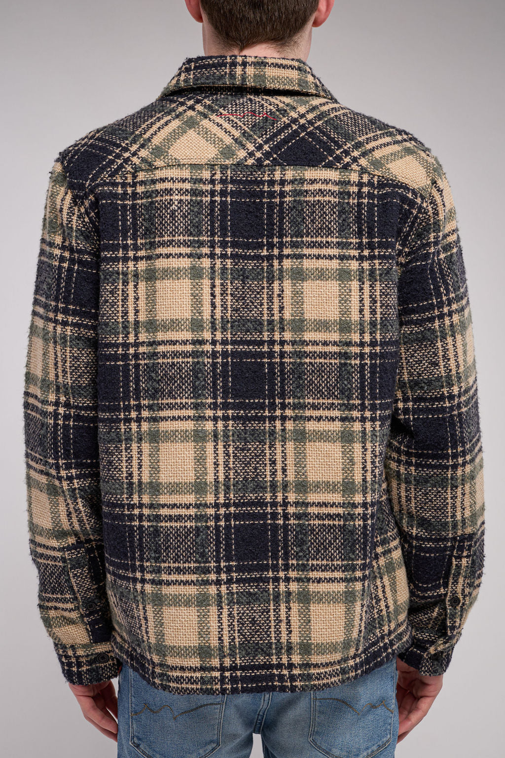 Surchemise col français C-SIMON ML DARK NAVY