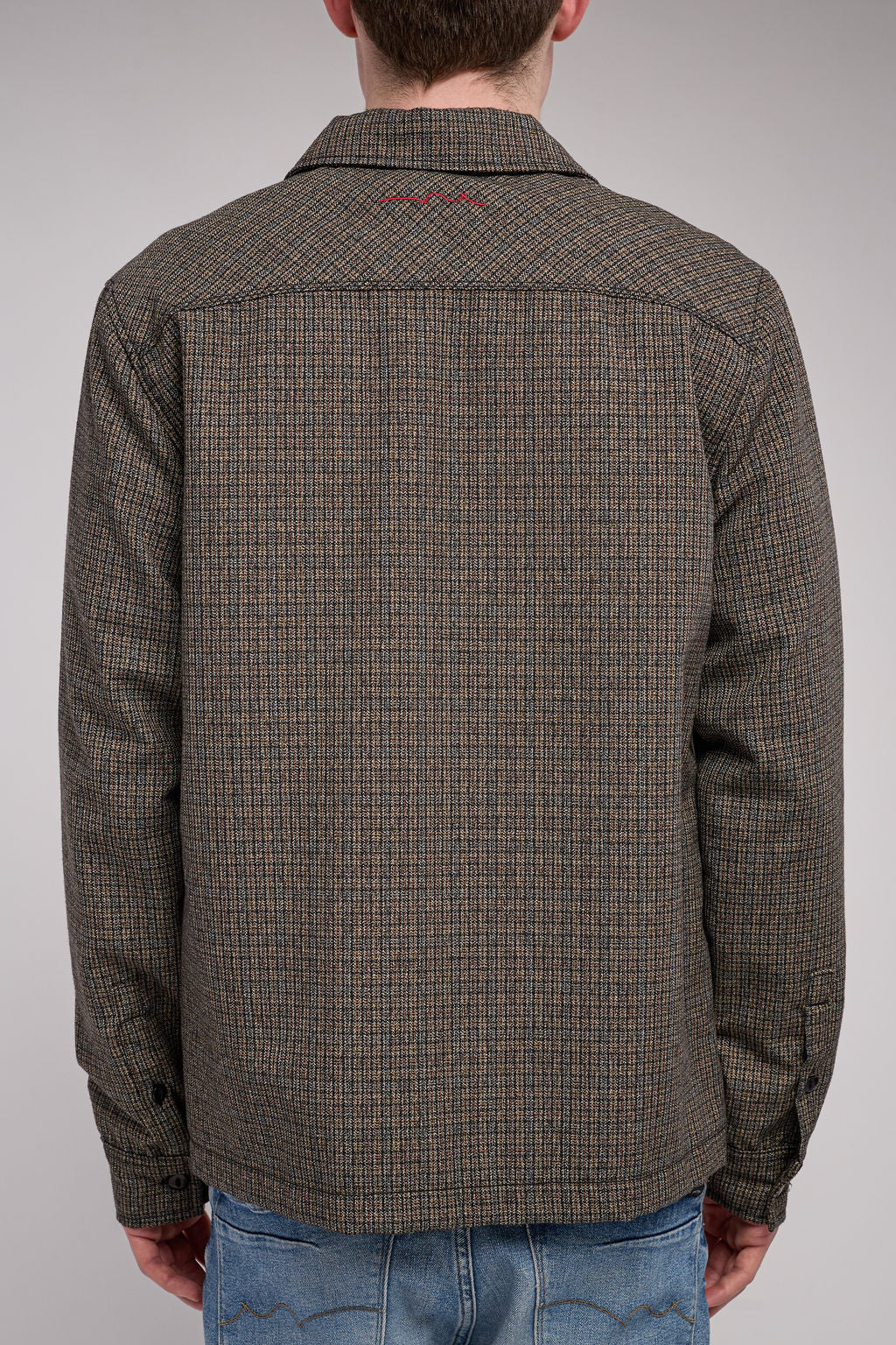 Surchemise col français C-SIMON ML NOISETTE