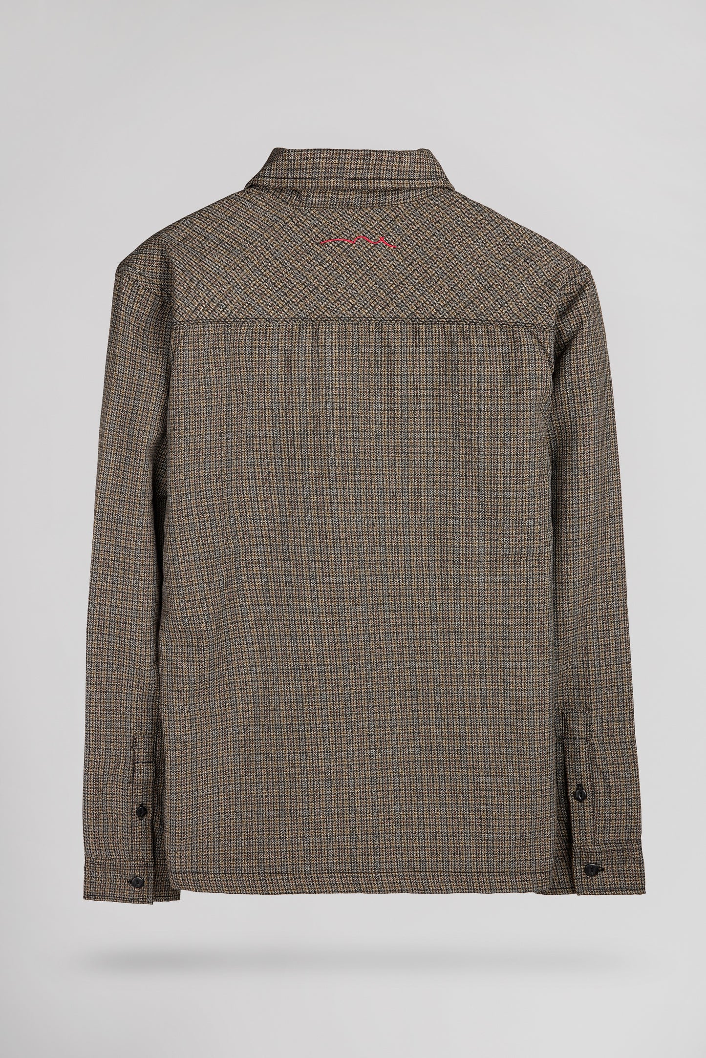 Surchemise col français C-SIMON ML NOISETTE