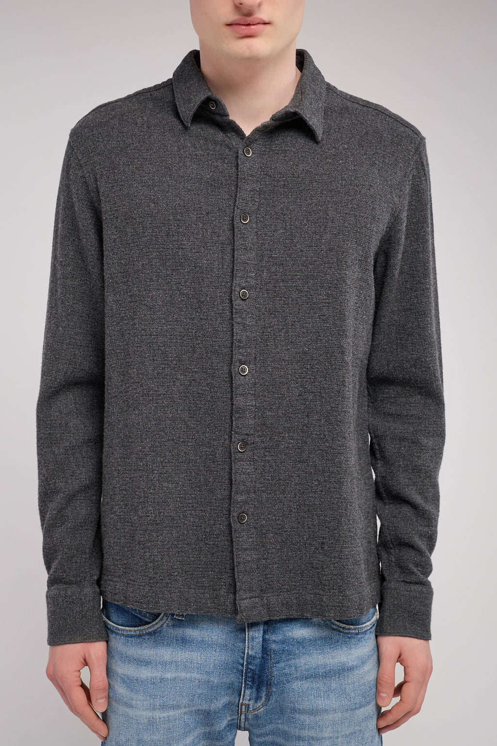 Chemise flanelle C-CANYON ML MELANGE BLACK