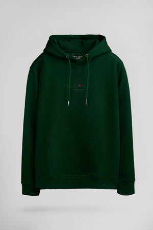 Sweat S-JIM HOODY VERT SCARABE