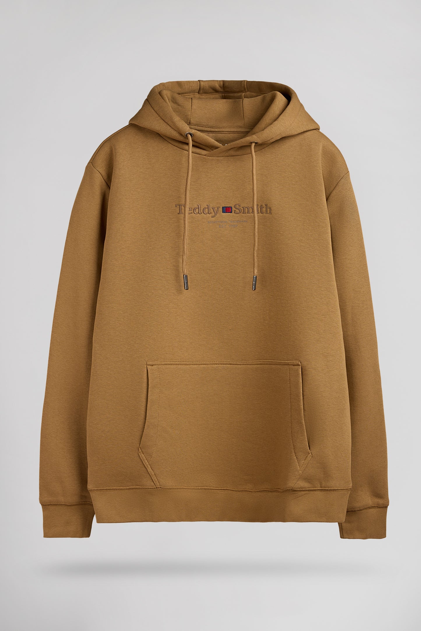 Sweat à capuche S-JIM HOODY NOISETTE