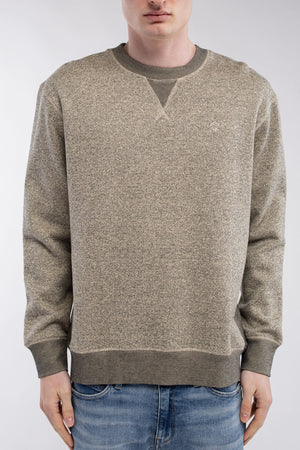 Sweat loose col rond S-YANIS RC BEIGE CHINE