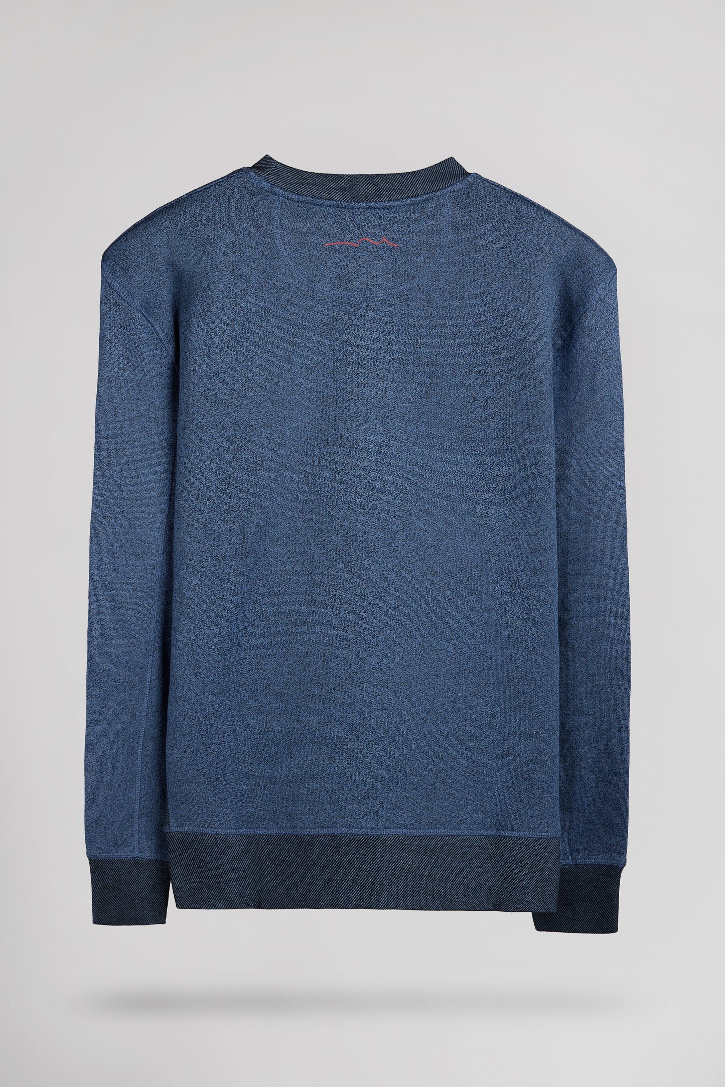 Sweat loose col rond S-YANIS RC FADED INDIGO CHINE