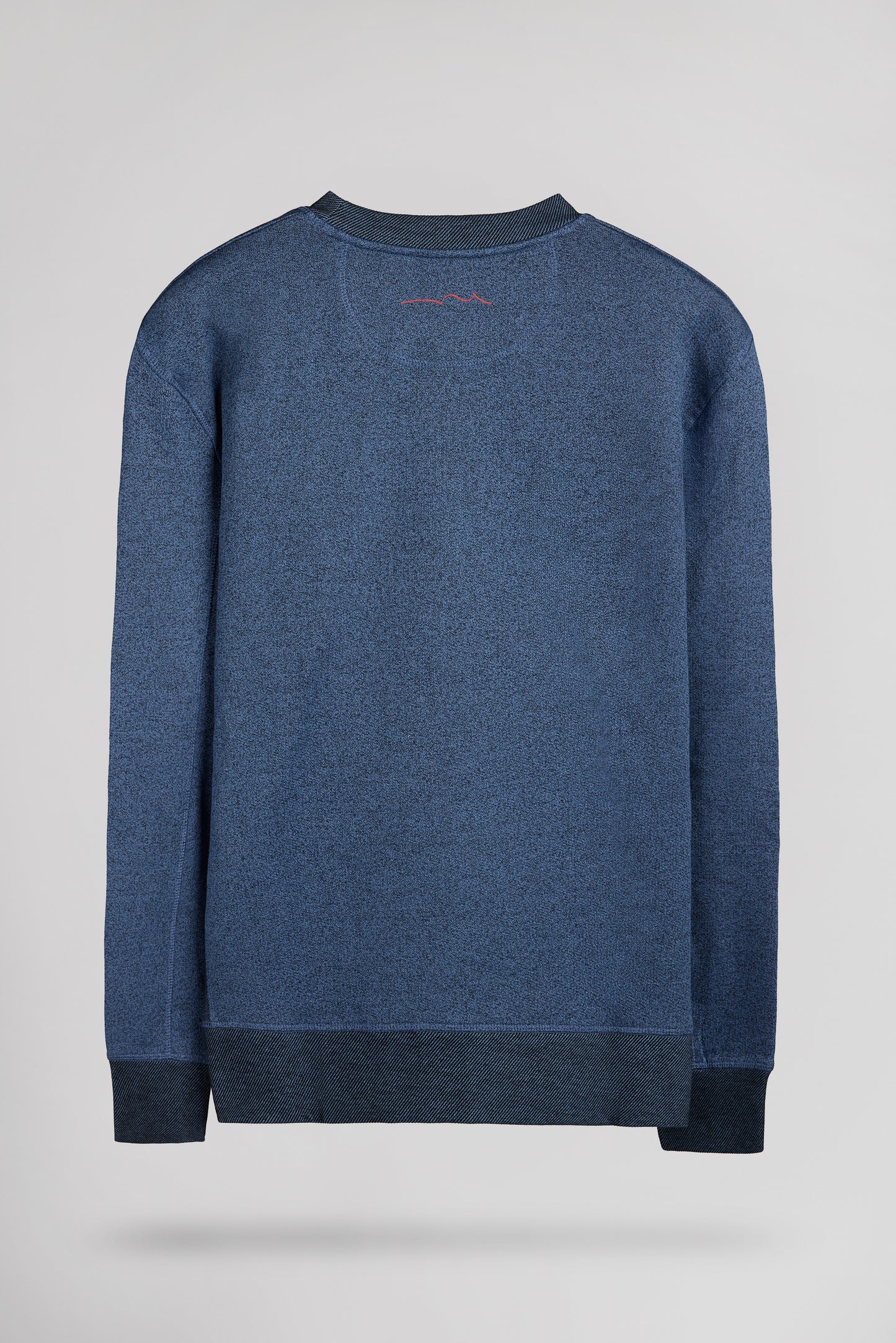 Sweat loose col rond S-YANIS RC FADED INDIGO CHINE