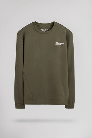 Sweat col rond S-COMPANY RC DEEP KAKI