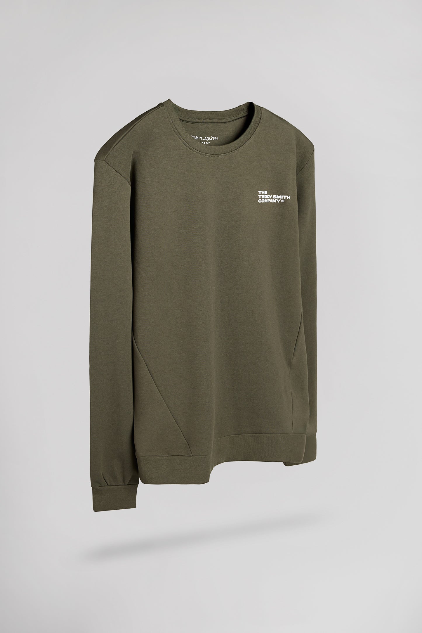 Sweat col rond S-COMPANY RC DEEP KAKI