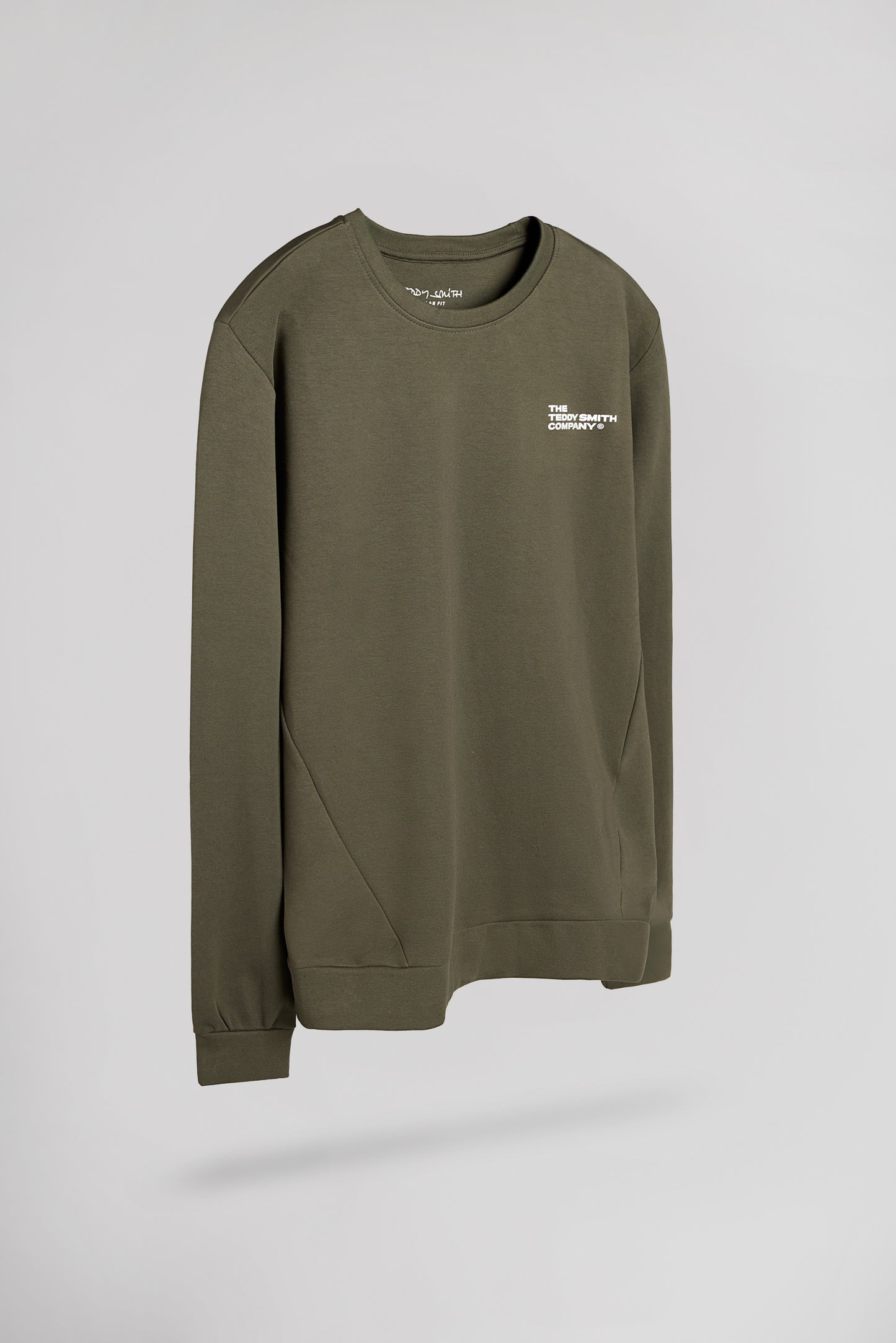 Sweat col rond S-COMPANY RC DEEP KAKI