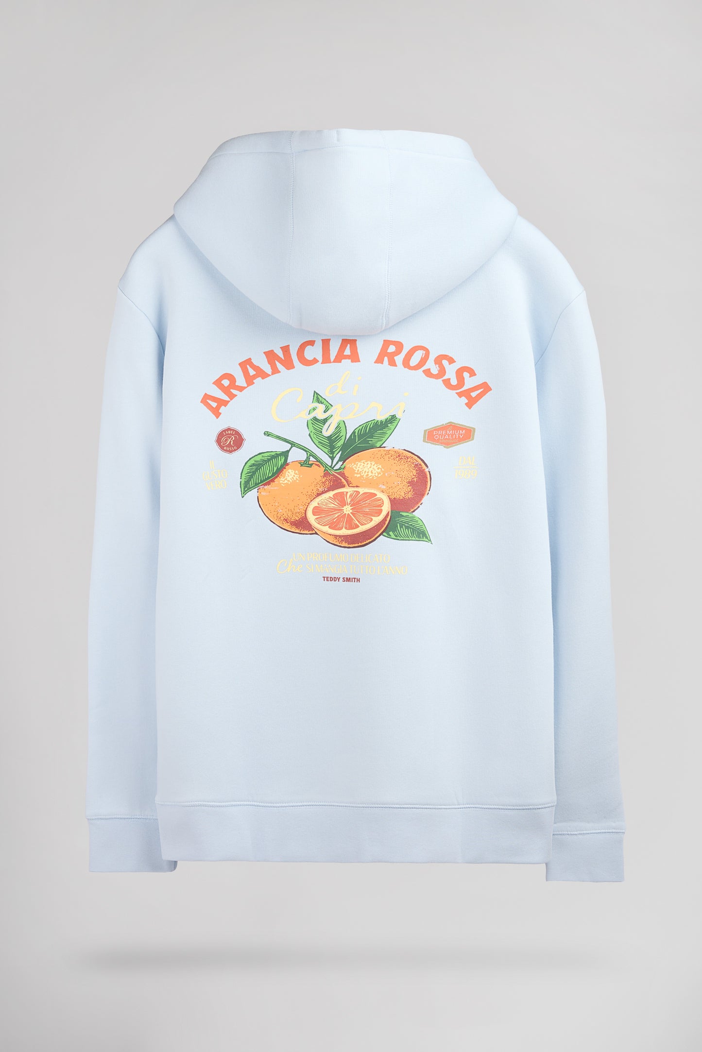 Sweat à capuche S-CAPRI HOODY PASTEL BLUE