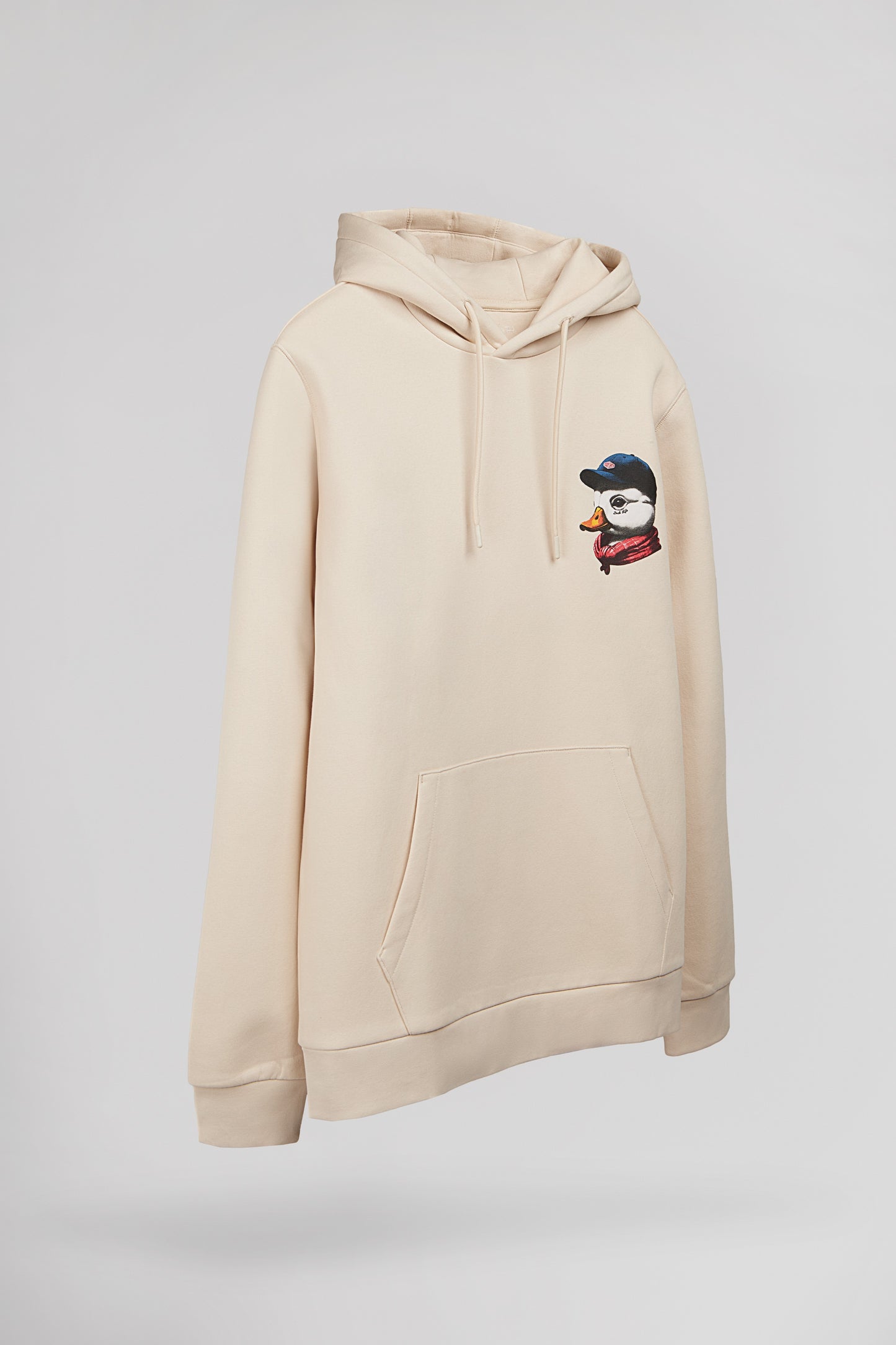 Sweat à capuche S-DUCK HOODY CREAM