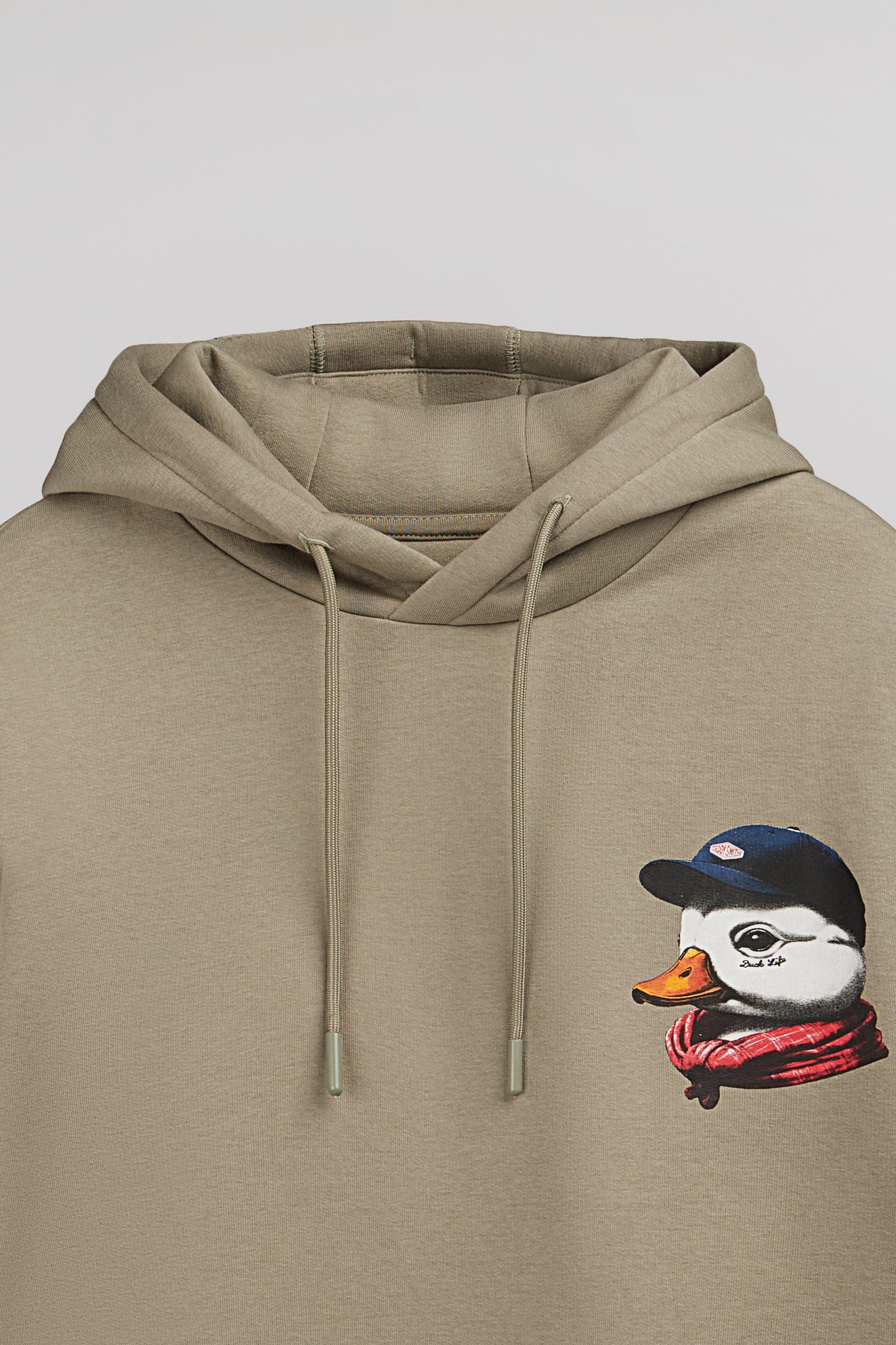 Sweat à capuche S-DUCK HOODY BLEACH KAKI