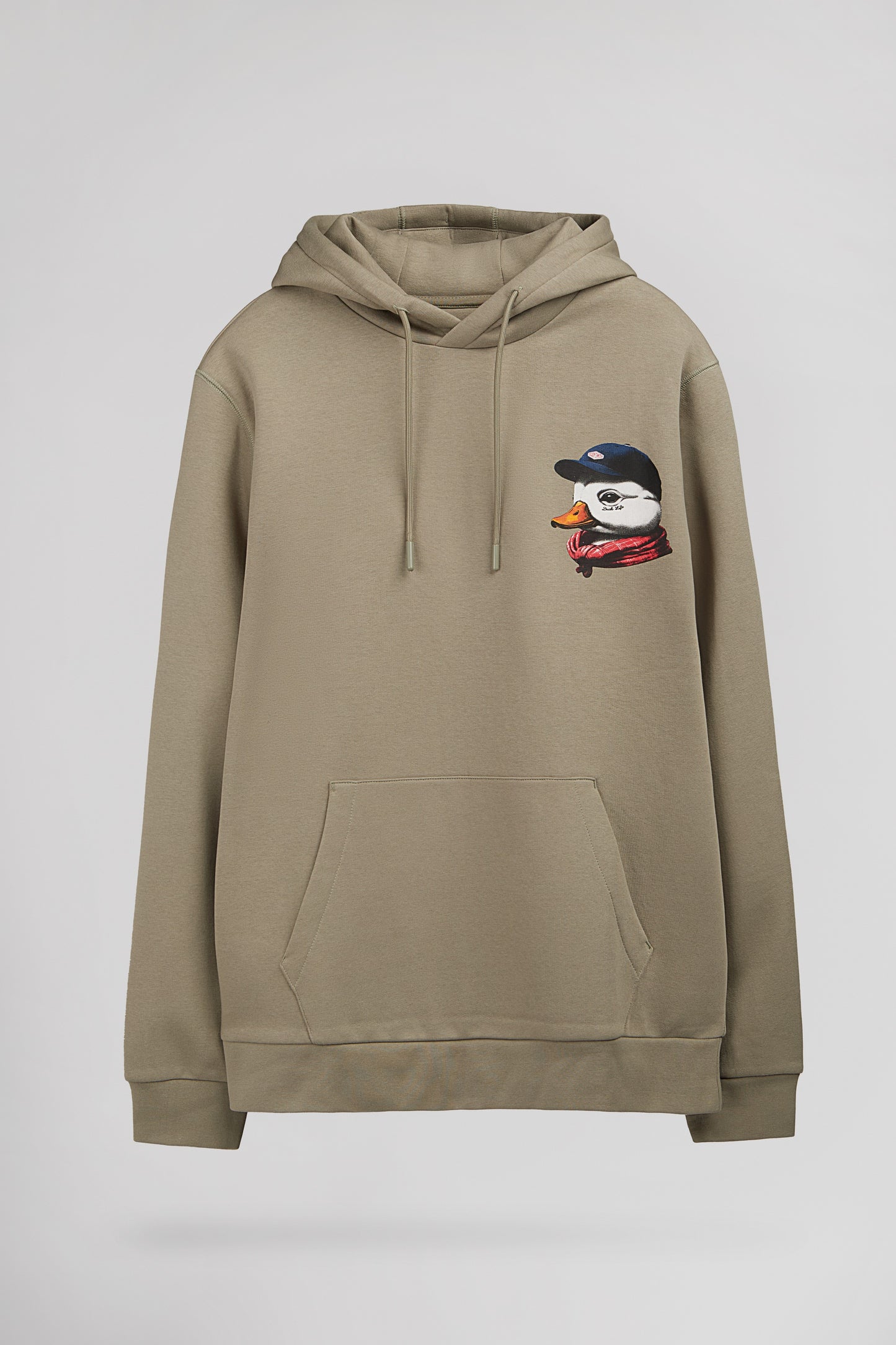 Sweat à capuche S-DUCK HOODY BLEACH KAKI