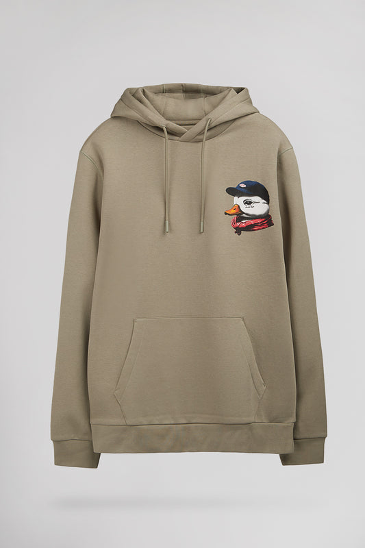 Achat Sweat à capuche S-DUCK HOODY BLEACH KAKI