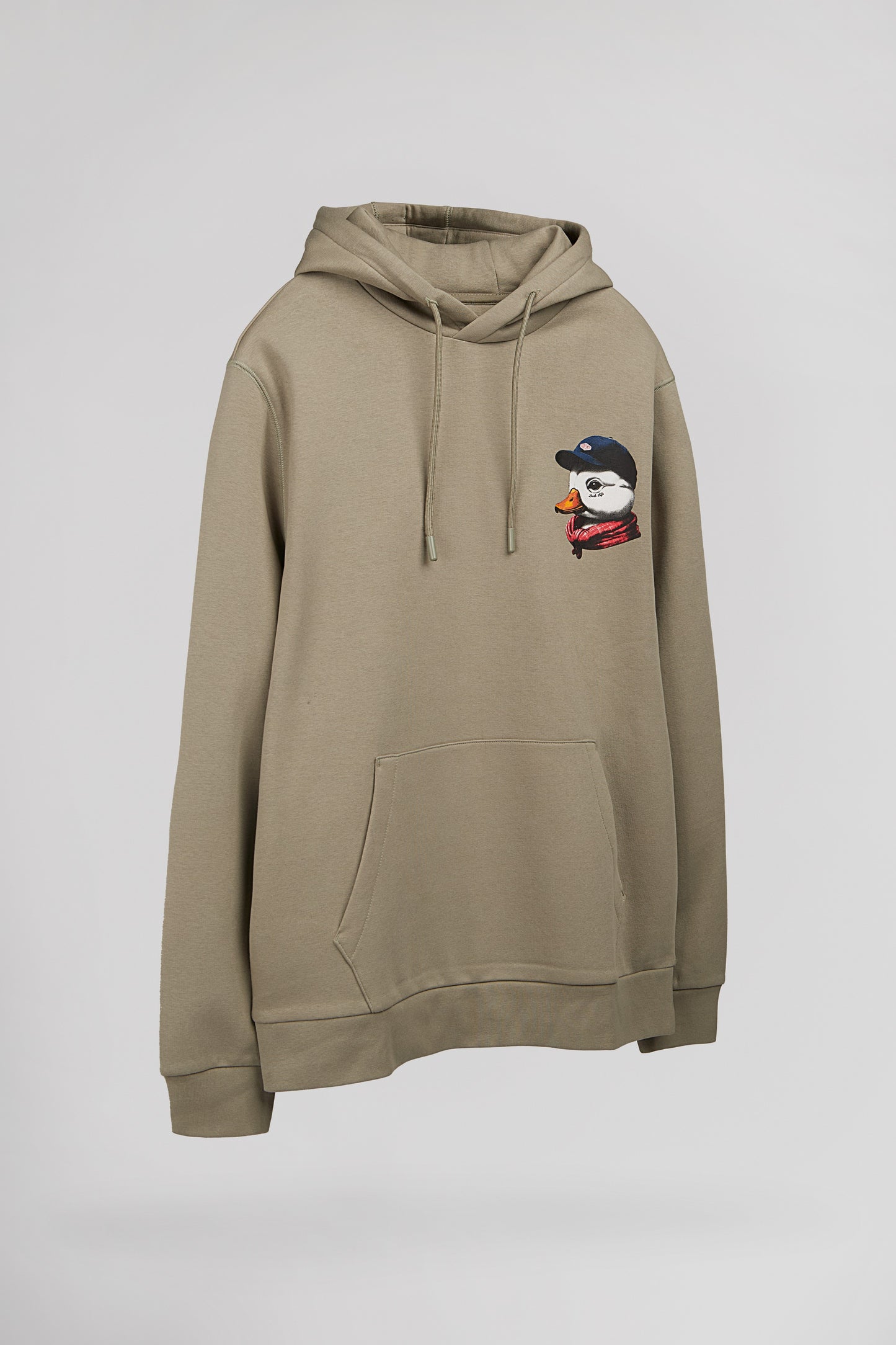 Sweat à capuche S-DUCK HOODY BLEACH KAKI