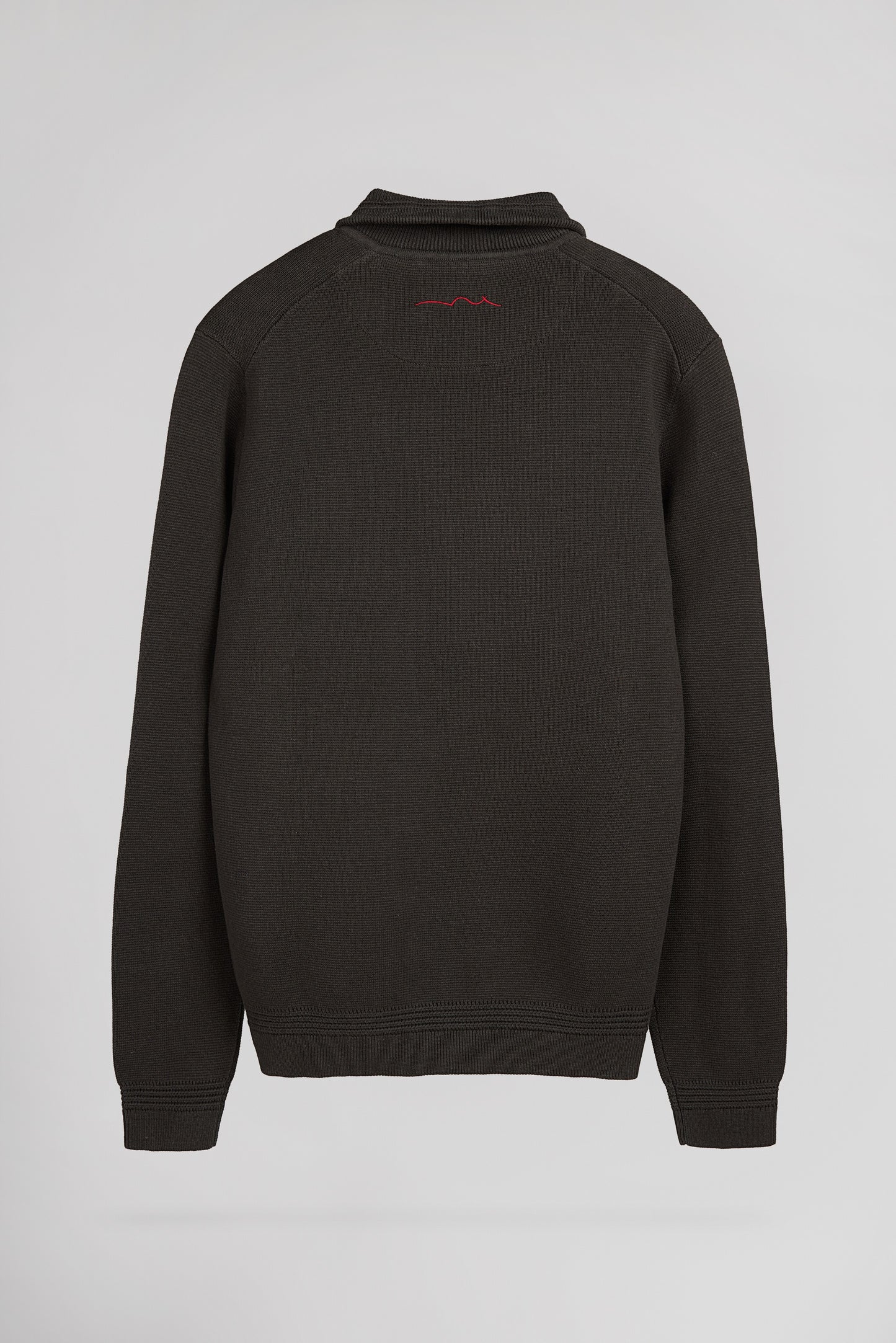 Gilet zippé en maille G-ETTORE KAKI FONCE