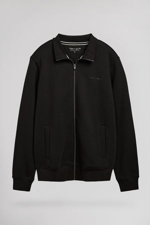 Sweat zippé col montant G-NARKUS ZIP NOIR