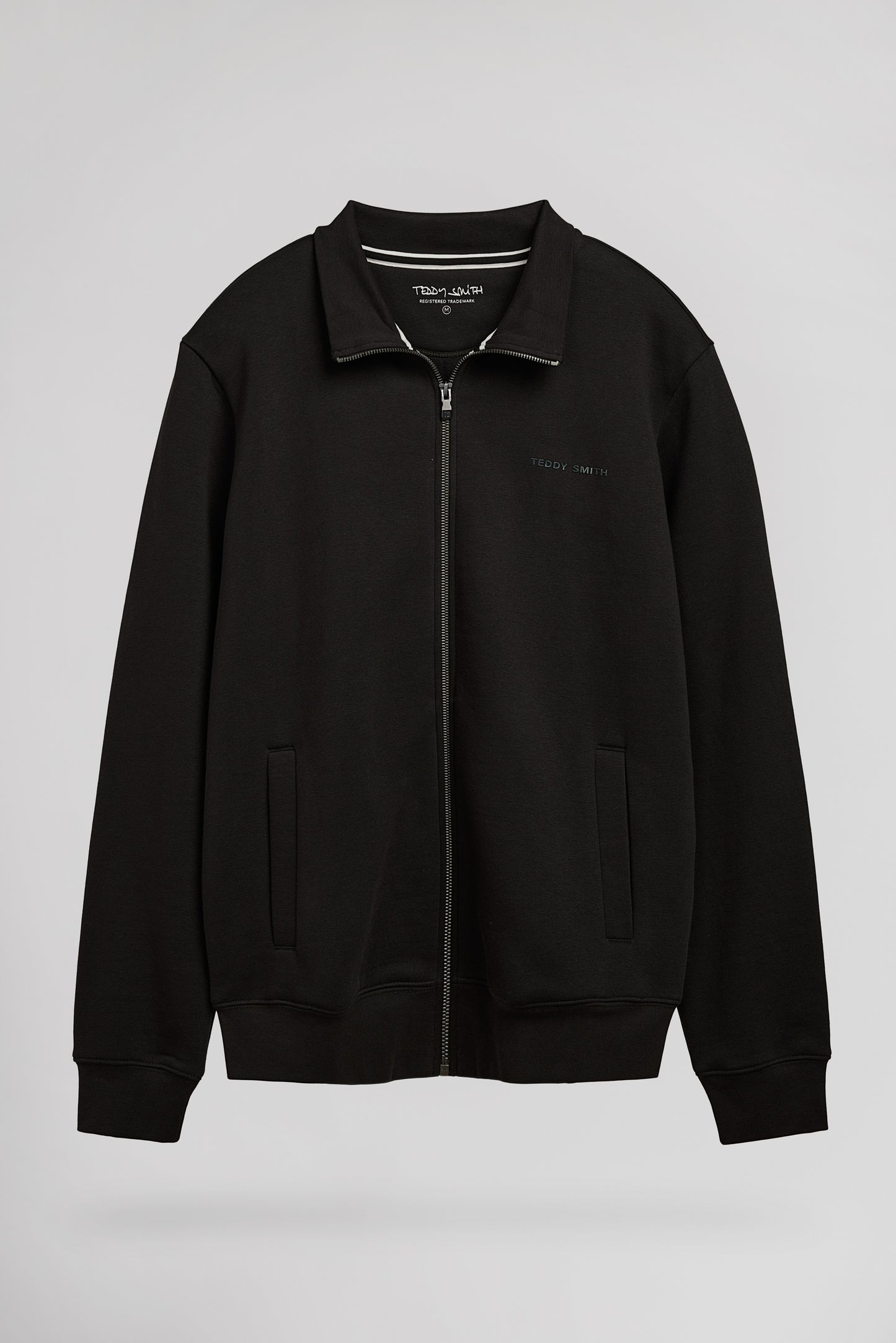 Sweat zippé col montant G-NARKUS ZIP NOIR