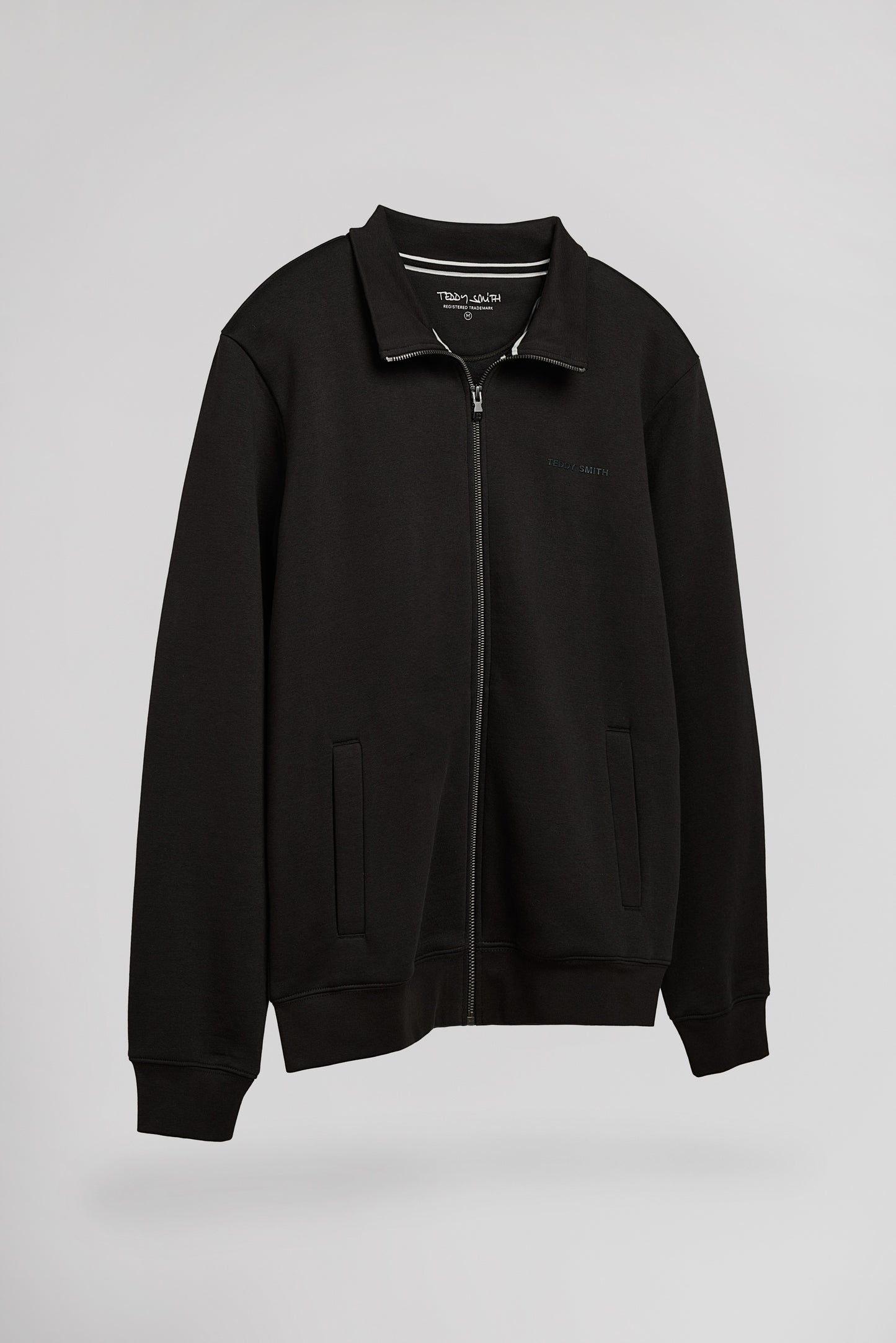 Sweat zippé col montant G-NARKUS ZIP NOIR