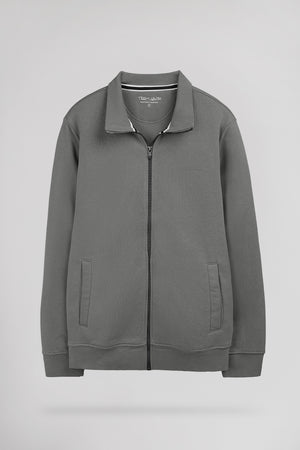 Gilet col montant G-NARKUS ZIP STROM GREY
