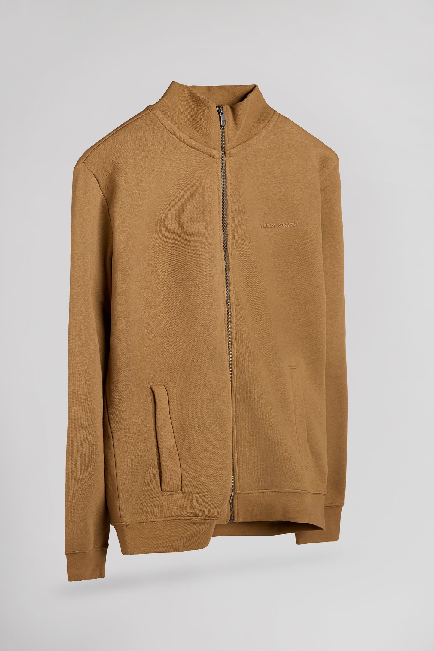 Sweat zippé col montant G-NARKUS ZIP NOISETTE