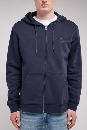 Gilet zippé à capuche GICLASS JIM HZ TOTAL NAVY