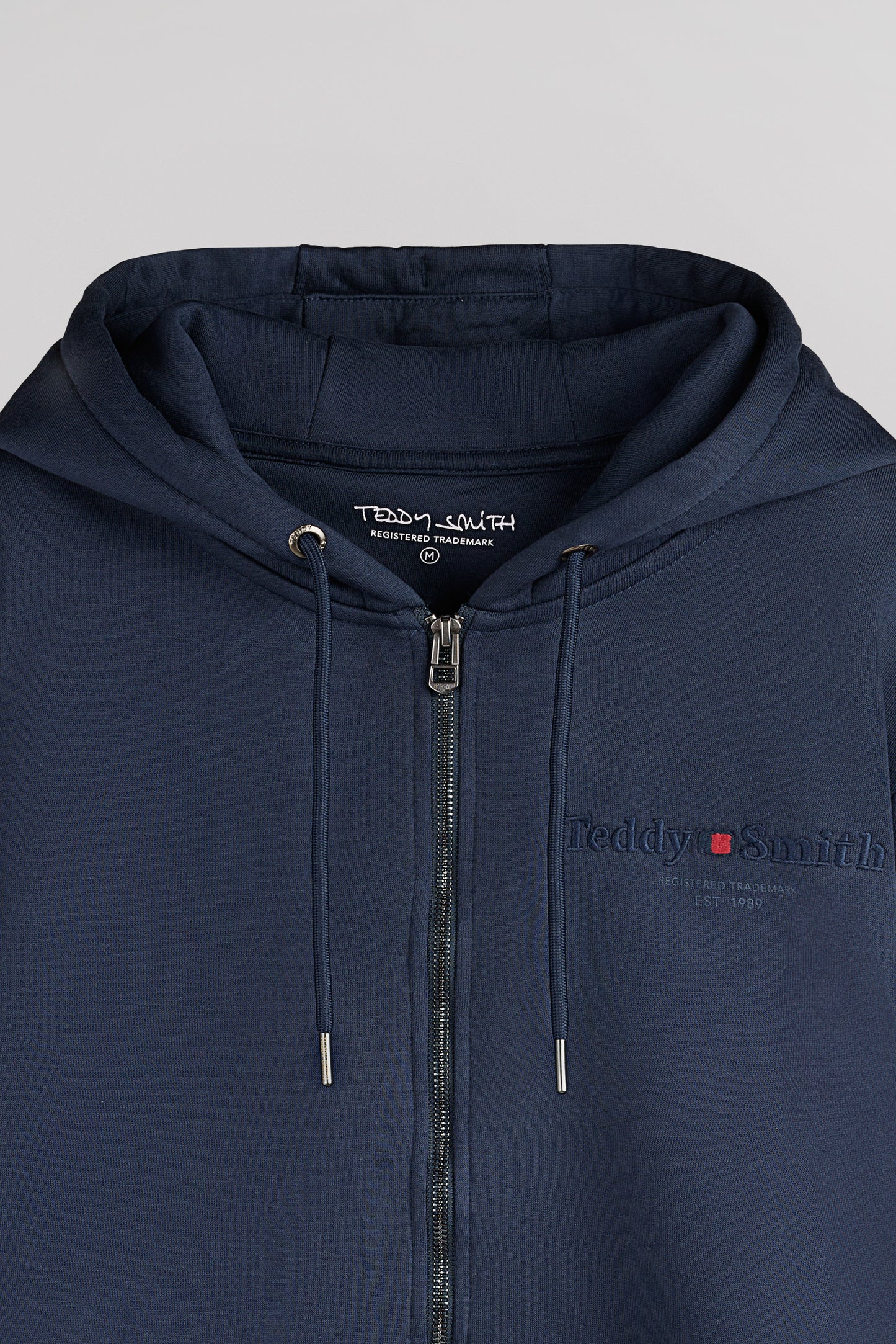 Gilet sherpa zippé à capuche GICLASS JIM HZ TOTAL NAVY