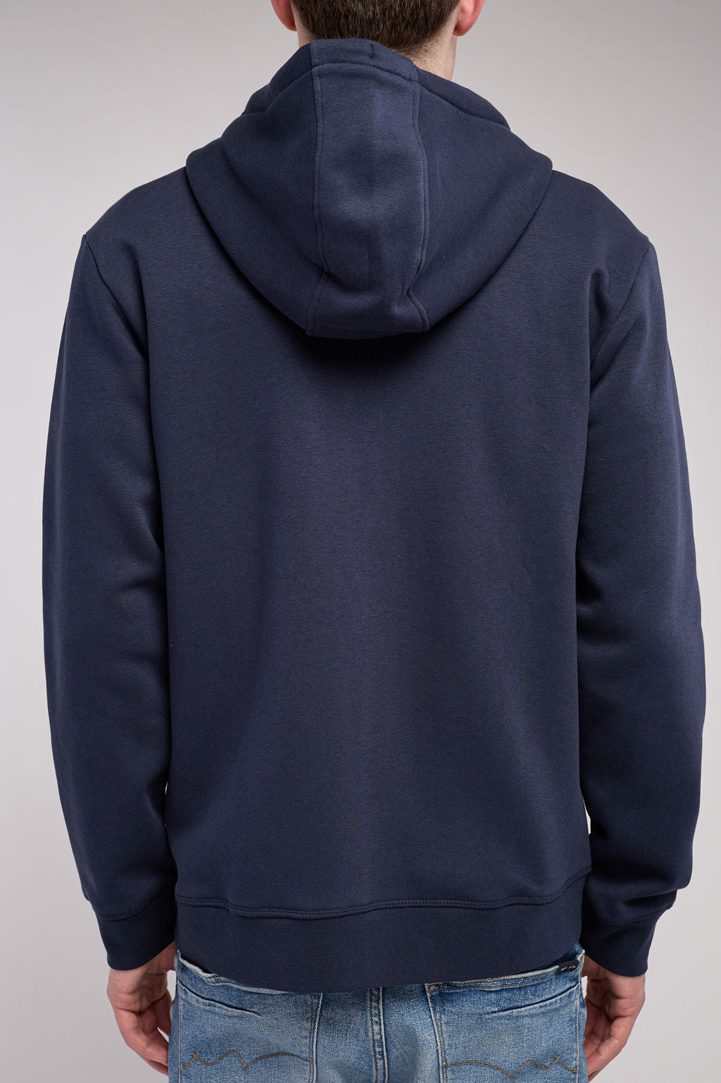 Gilet sherpa zippé à capuche GICLASS JIM HZ TOTAL NAVY