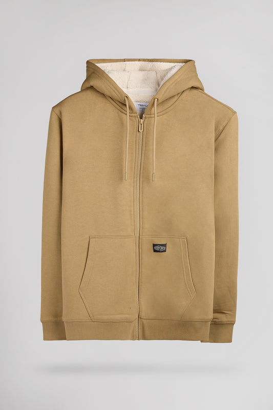 Achat Gilet zippé à capuche G-ONY HOODY ZIP WORKER BEIGE