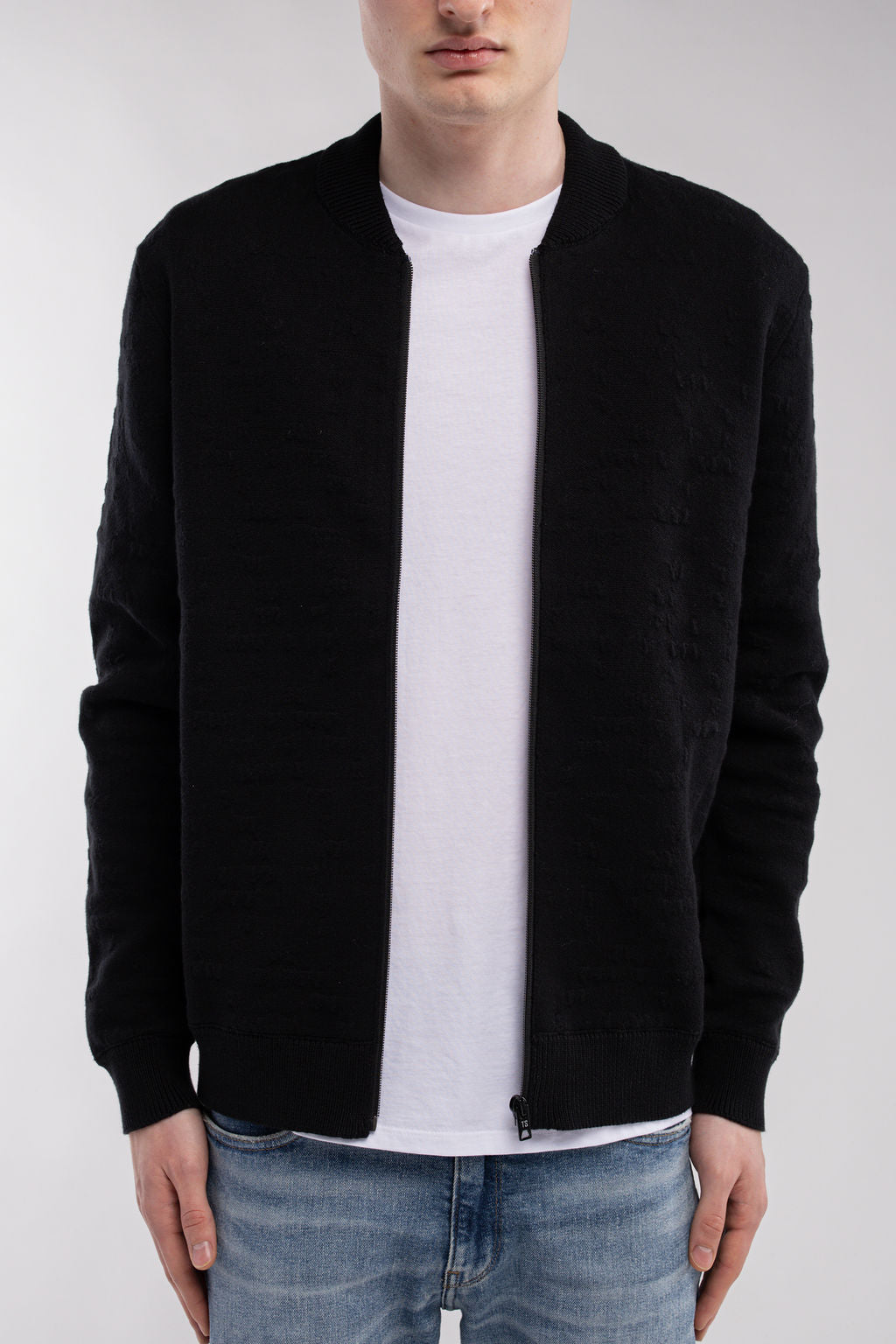 Gilet zippé col bomber G-MALONE NOIR