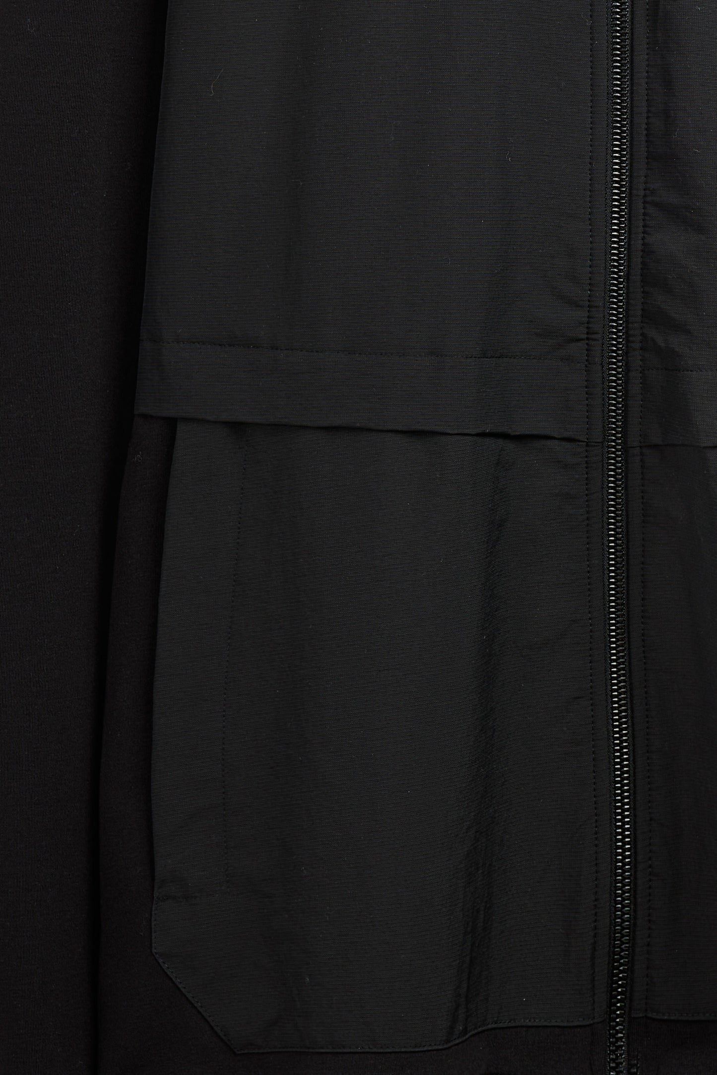 Gilet sweat col montant G-SABIN ZIP NOIR
