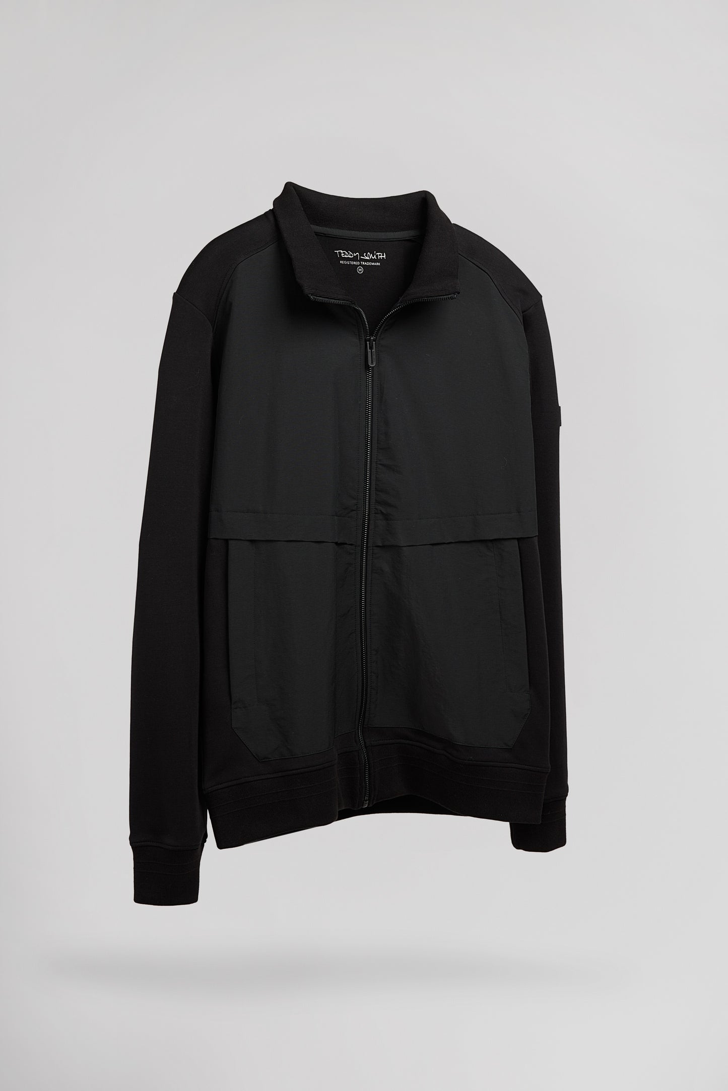 Gilet sweat col montant G-SABIN ZIP NOIR