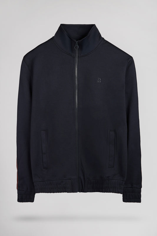 Achat Gilet sweat col montant G-SERGIO ZIP DARK NAVY
