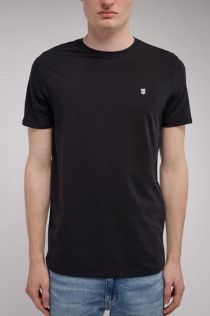 T-shirt col rond T-TAHO CHARBON
