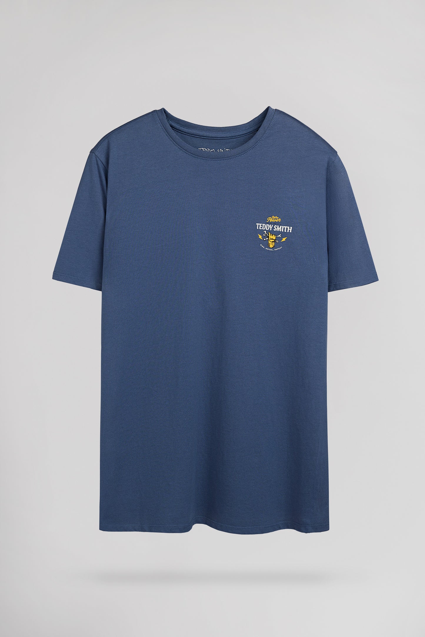 T-shirt col rond T-CARS MC FADED INDIGO