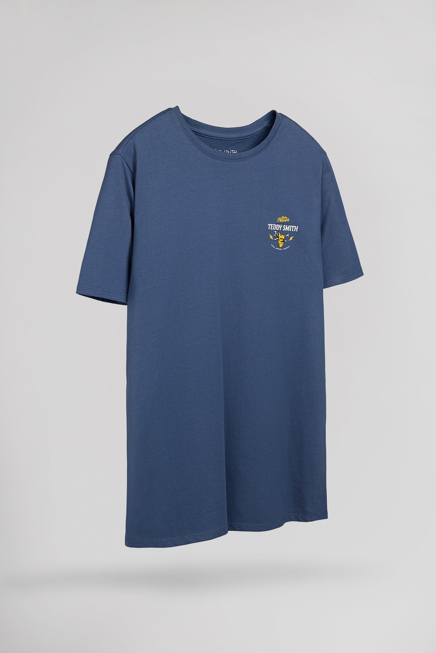 T-shirt col rond T-CARS MC FADED INDIGO