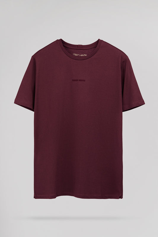 Achat T-shirt col rond T-SOY MC DARK WINE