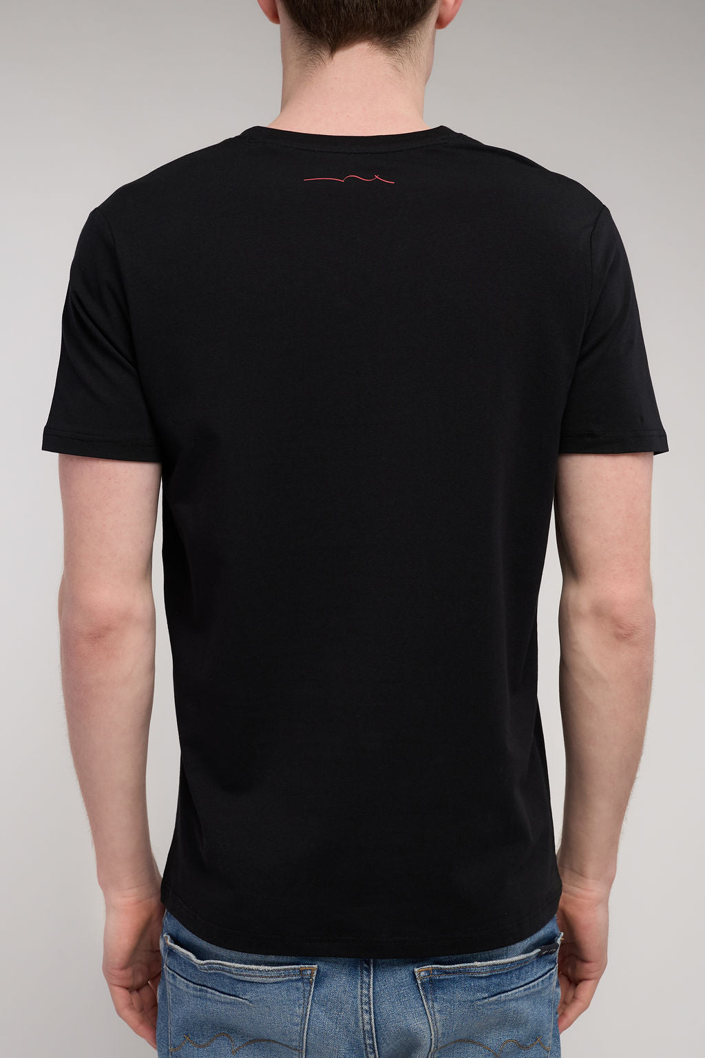T-shirt col V TAWAX 2 NOIR