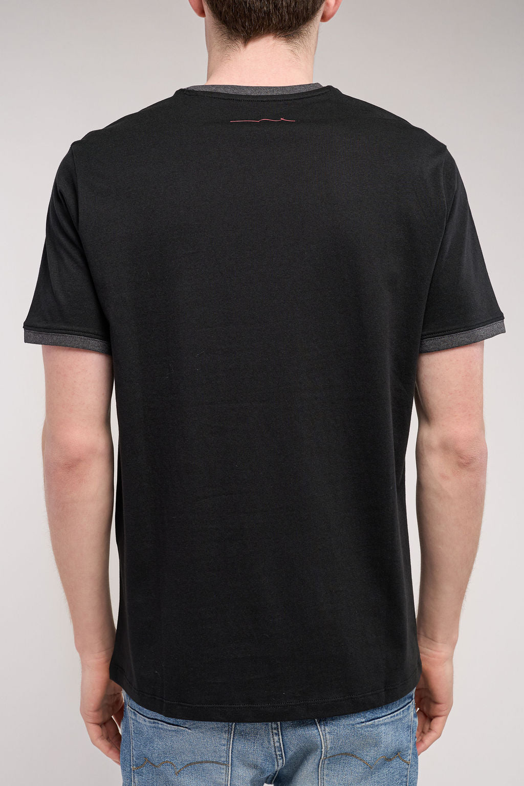 T-shirt col rond THE TEE 2 R NOIR/SILVER