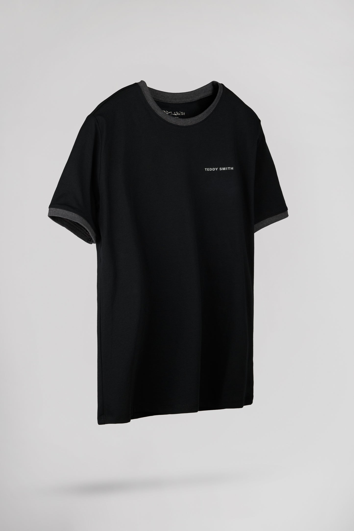 T-shirt col rond THE TEE 2 R NOIR/SILVER