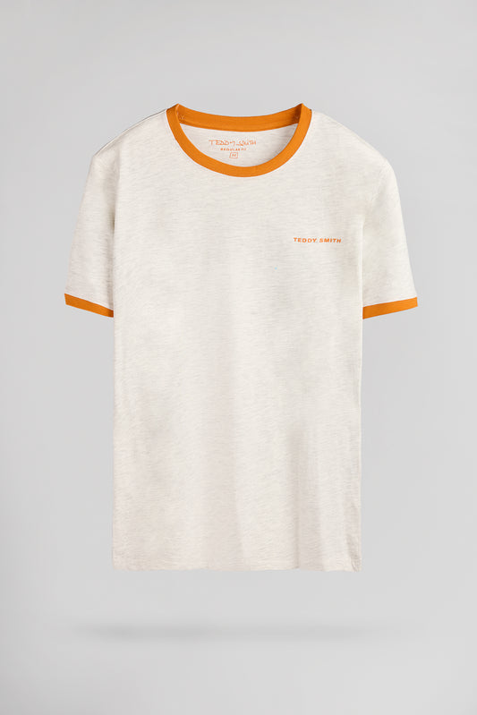 Achat T-shirt THE-TEE 2 R MC BLANC IVOIRE CHINE