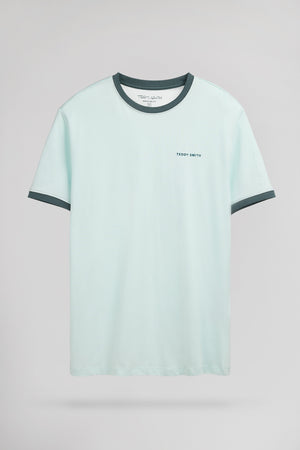 T-shirt col rond THE TEE 2 R MC BLEU GLACIER