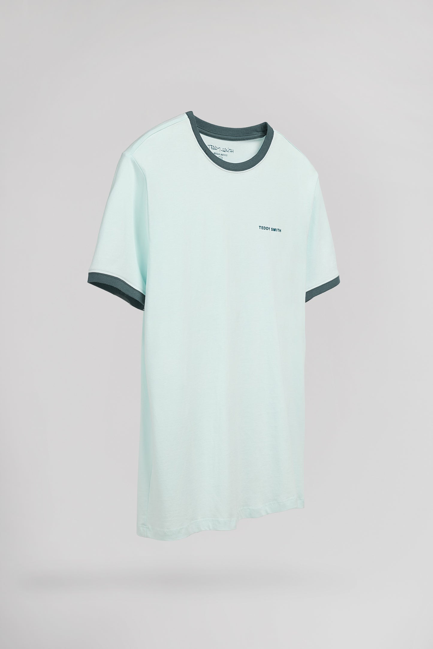T-shirt col rond THE TEE 2 R MC BLEU GLACIER