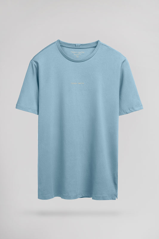 Achat T-shirt col rond T-SOY 2 MC BLEU GRIS